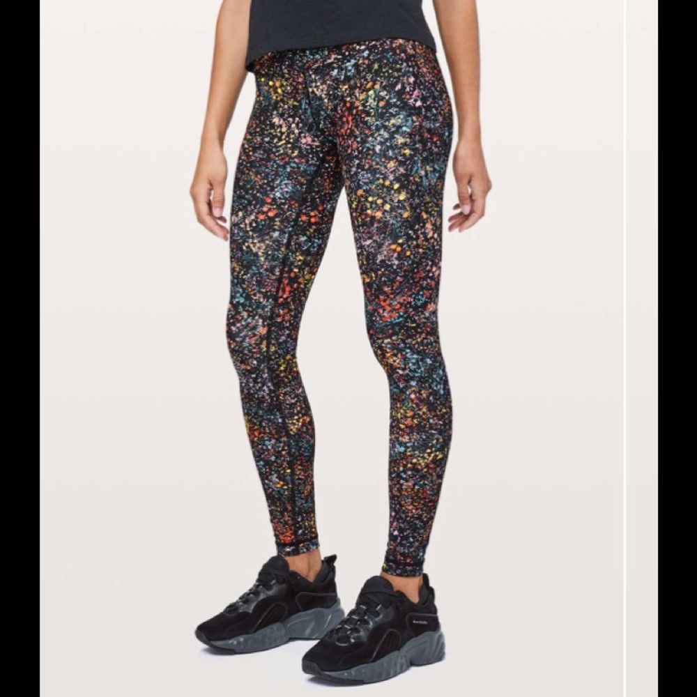 Lululemon High Rise Wunder Under 25” Flowerescent Luxtreme Leggings 4